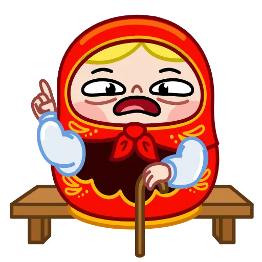 👵 Стикер «Матрена» для Telegram