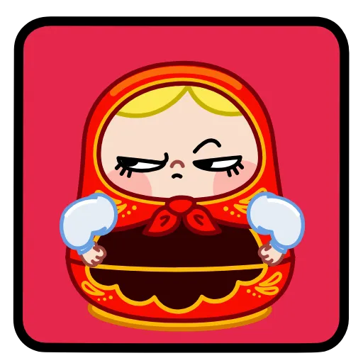 🤔 Стикер «Матрена» для Telegram