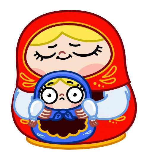 🥰 Стикер «Матрена» для Telegram