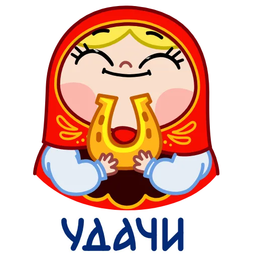 🍀 Стикер «Матрена» для Telegram