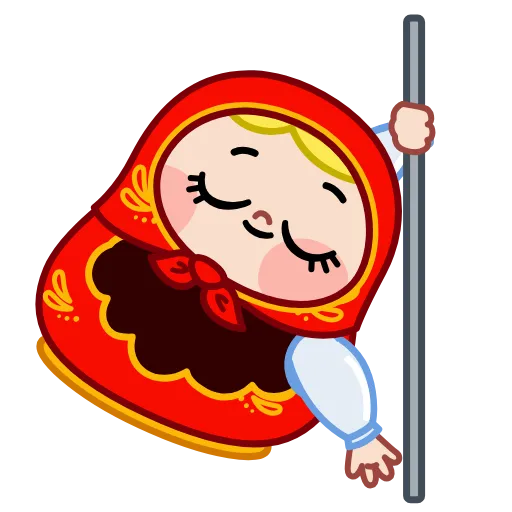 💃 Стикер «Матрена» для Telegram