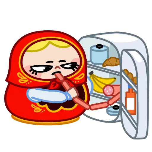 🌭 Стикер «Матрена» для Telegram