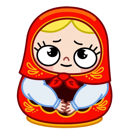 🙏 Стикер «Матрена» для Telegram