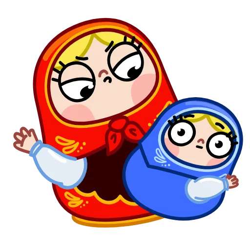 👊 Стикер «Матрена» для Telegram