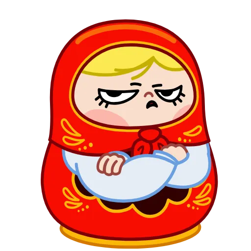 😒 Стикер «Матрена» для Telegram