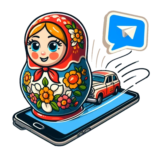 ⏱️ Стикер «Матрешка» для Telegram