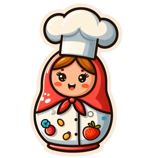 👨‍🍳 Стикер «Матрешка» для Telegram