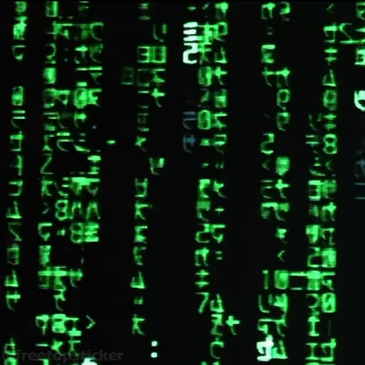 😮 Стикер «Матрица Matrix» для Telegram