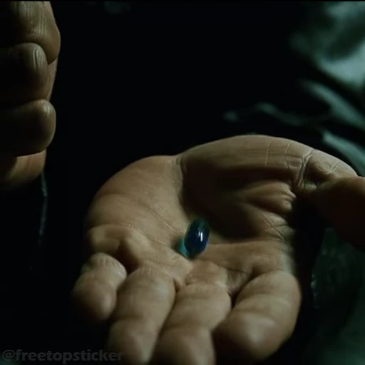 💊 Стикер «Матрица Matrix» для Telegram