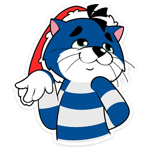 ❄️ Стикер «Новогодний Матроскин» для Telegram