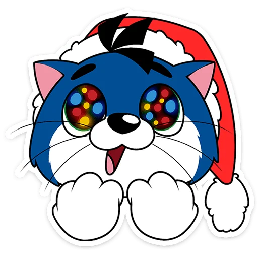 ❄️ Стикер «Новогодний Матроскин» для Telegram