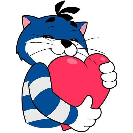 🥰 Стикер «Новогодний Матроскин Без Текста» для Telegram