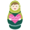 Стикер 7 Матрëшки