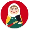 Стикер 8 Матрëшки