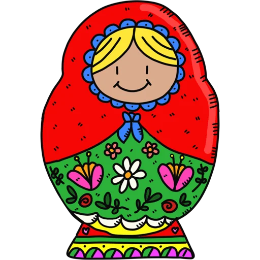 Стикерпак Matryoshka Dolls для Telegram