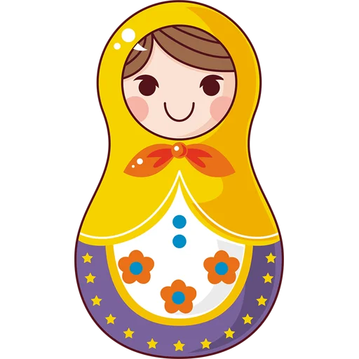 🪆 Стикер «Matryoshka Dolls» для Telegram