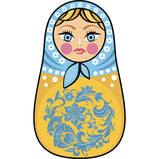 🪆 Стикер «Matryoshka Dolls» для Telegram