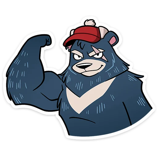 🐻 Стикер «Мэтт» для Telegram