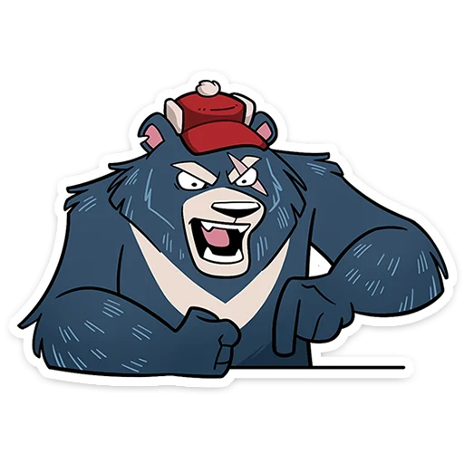 🐻 Стикер «Мэтт» для Telegram