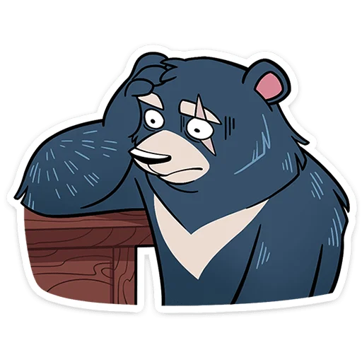 🐻 Стикер «Мэтт» для Telegram