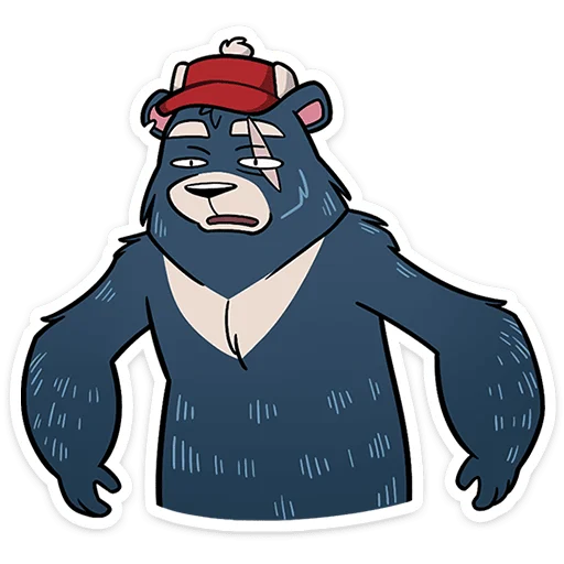 🐻 Стикер «Мэтт» для Telegram