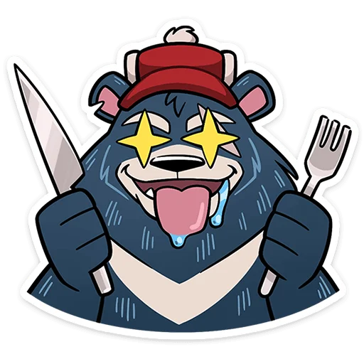 🐻 Стикер «Мэтт» для Telegram