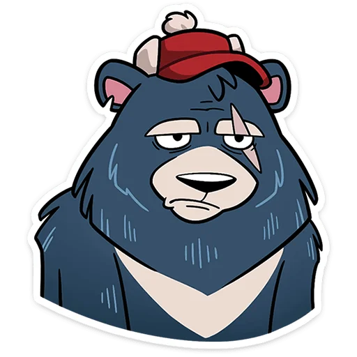🐻 Стикер «Мэтт» для Telegram