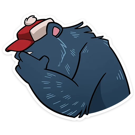 🐻 Стикер «Мэтт» для Telegram