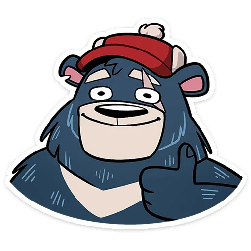 🐻 Стикер «Мэтт» для Telegram