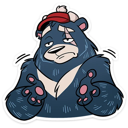 🐻 Стикер «Мэтт» для Telegram