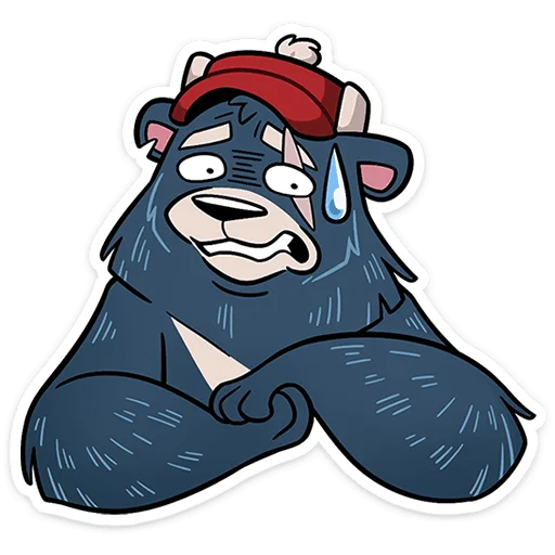 🐻 Стикер «Мэтт» для Telegram