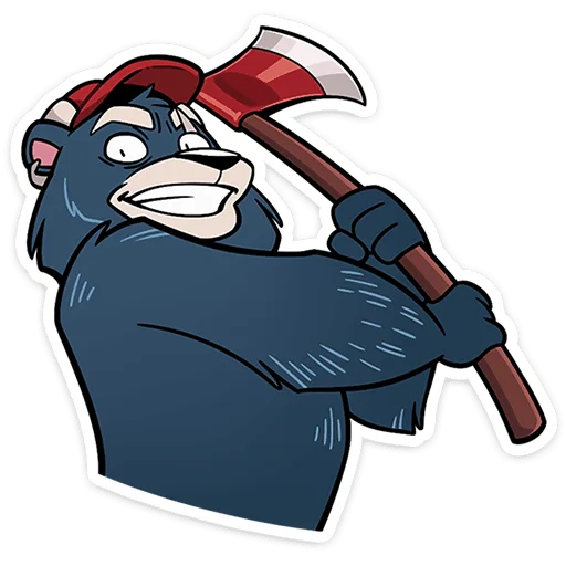 🐻 Стикер «Мэтт» для Telegram