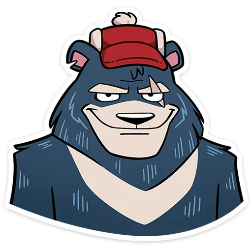 🐻 Стикер «Мэтт» для Telegram