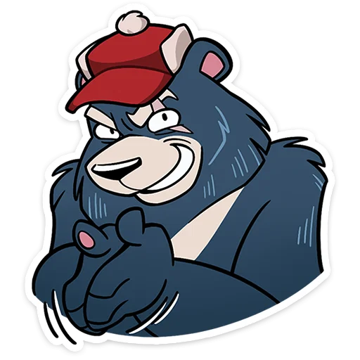 🐻 Стикер «Мэтт» для Telegram