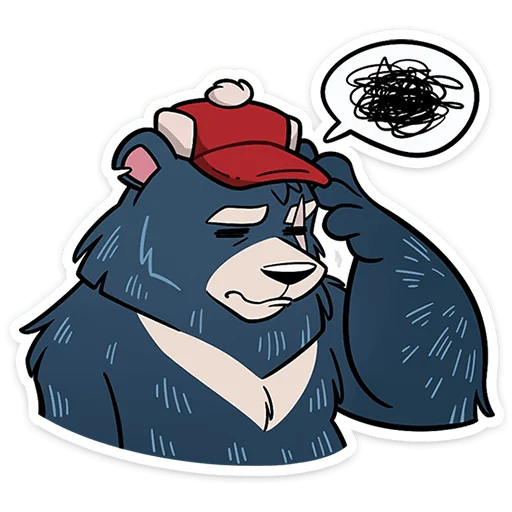 🐻 Стикер «Мэтт» для Telegram