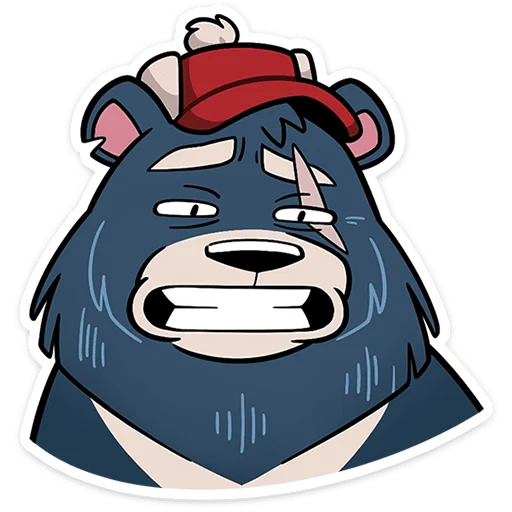 🐻 Стикер «Мэтт» для Telegram