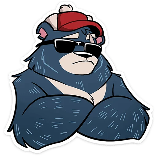 🐻 Стикер «Мэтт» для Telegram