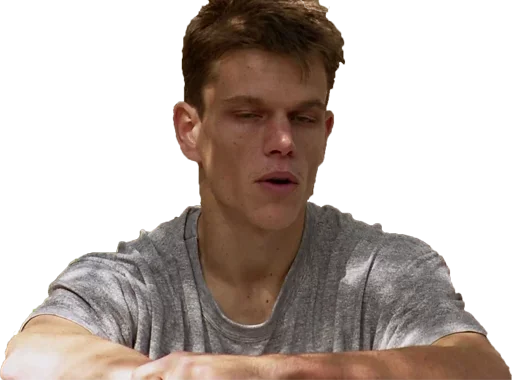 🤨 Стикер «Matt Damon» для Telegram