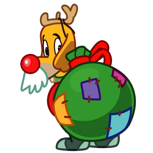 🎅 Эмодзи «Max Christmas Dog» для Telegram