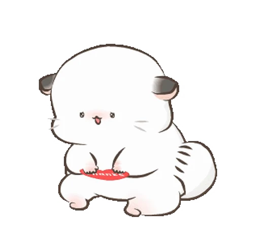 🙏 Стикер «ᯤ Fluffy Couple┇» для Telegram