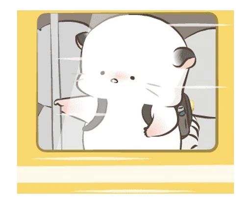 🚌 Стикер «ᯤ Fluffy Couple┇» для Telegram