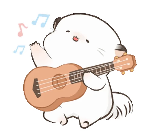 🎸 Стикер «ᯤ Fluffy Couple┇» для Telegram
