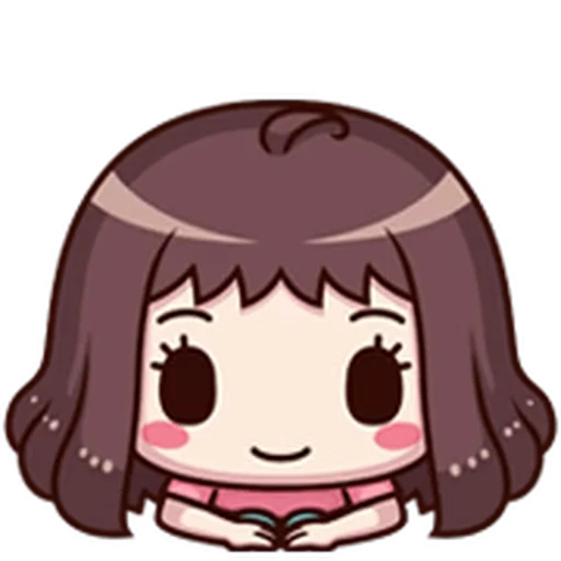 🥺 Стикер «ᯤ Emoji Girl┇» для Telegram