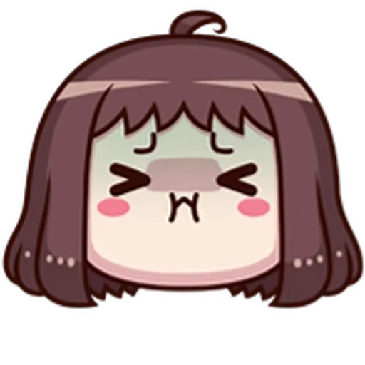 🤮 Стикер «ᯤ Emoji Girl┇» для Telegram
