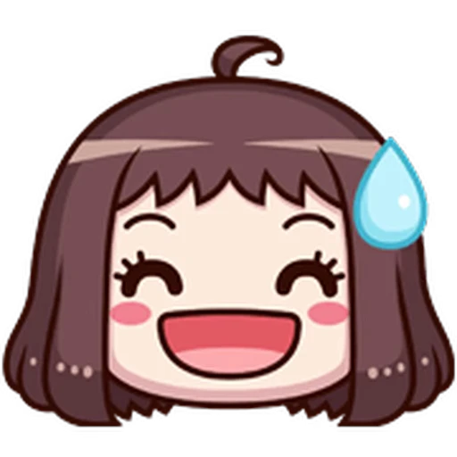 😅 Стикер «ᯤ Emoji Girl┇» для Telegram