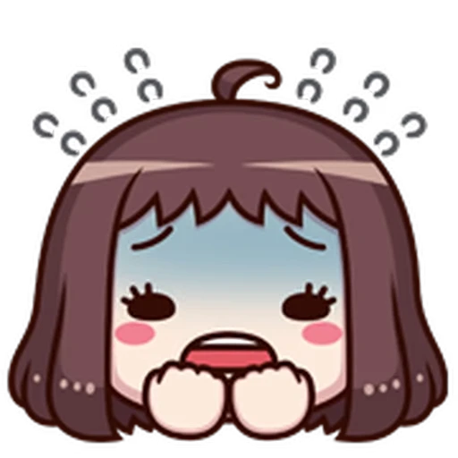 😱 Стикер «ᯤ Emoji Girl┇» для Telegram