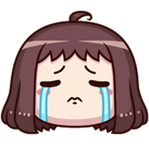 😭 Стикер «ᯤ Emoji Girl┇» для Telegram