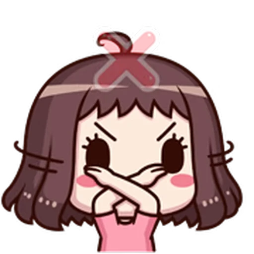 ❌ Стикер «ᯤ Emoji Girl┇» для Telegram