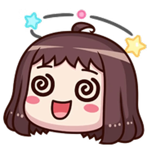 😵‍💫 Стикер «ᯤ Emoji Girl┇» для Telegram