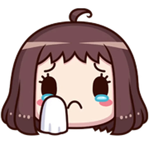 🤧 Стикер «ᯤ Emoji Girl┇» для Telegram